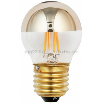 Gold Mirror 45mm 3.5W LED Filament Bulb